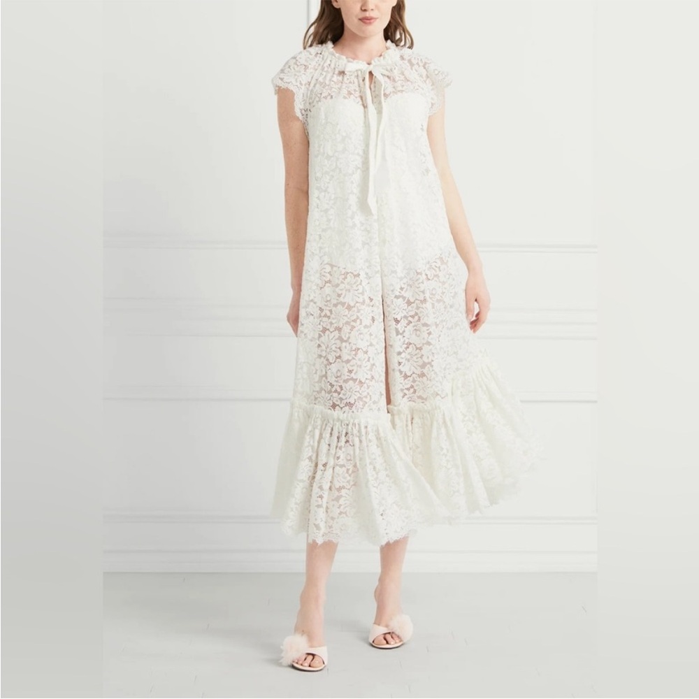 Hill House White Lace Coco Duster